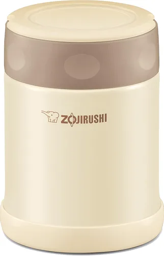 Vista 3 de Zojirushi Tarro para alimentos de acero inoxidable, pequeño azul agua