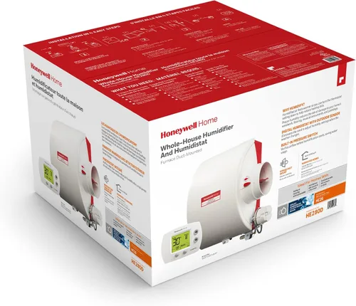 Vista 8 de Honeywell Home Humidificador y humidistato para todo el hogar