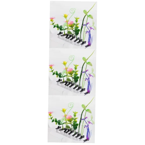 Vista 7 de FRCOLOR Broches de brote, 30 unidades, lindas pinzas para el pelo de brotes de frijoles para mujeres, horquilla de flores, plantas, hierba, pasador
