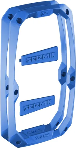 Vista 6 de SEIZMIK Kit de moldura de color UTV para espejos UTV de visión lateral de la serie Embark, kit de inserción de color de bisel y tapa Azul