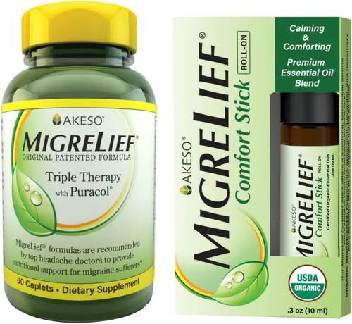 Vista 10 de MigreLief Comfort Stick, Migraña y Dolor de Cabeza Aceite Esencial Roll-On - Menta Lavanda - 0.3 fl oz