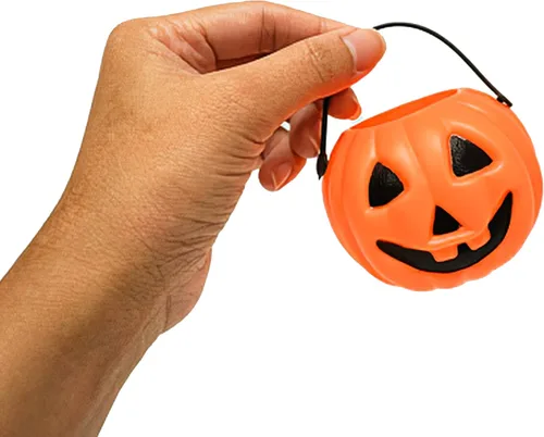 Vista 5 de 4E's Novelty Paquete de 24 mini cubos de calabaza para dulces de Halloween a granel para niños, bolsas de golosinas de Halloween, rellenos de bolsas