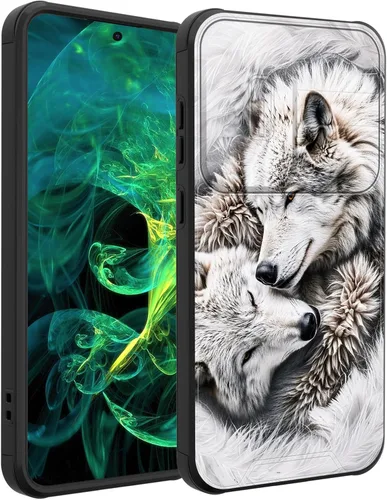 Vista 224 de Funda para Galaxy A16 5G con cubierta para cámara deslizante, resistente de doble capa, híbrida, a prueba de golpes, funda protectora resistente