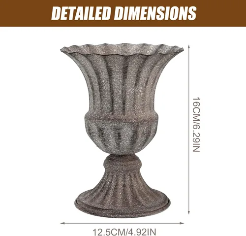 Vista 5 de Florero para cementerio, urna conmemorativa, maceta para tumba, decoración de jardín