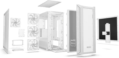 Vista 4 de be quiet! Shadow Base 800 FX - ARGB - Ventiladores PWM de 140mm con 4 Alas de Luz - Carcasa para PC gamer Mid-Tower - Soporte para radiadores