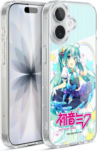 Vista 152 de Head Case Designs Licencia Oficial Hatsune Miku Gráficos Lindos Carcasa de Gel [Protección de Grado Militar] Compatible con Apple iPhone 7