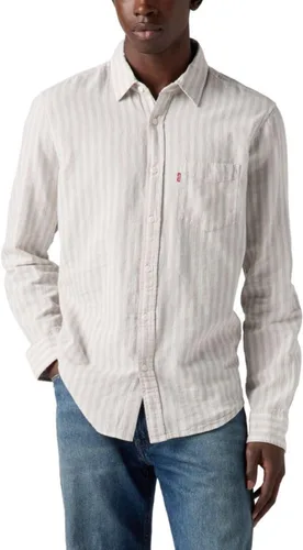 Vista 16 de Levi's - Camisa clásica de manga larga con 1 bolsillo con botones para hombre Caviar