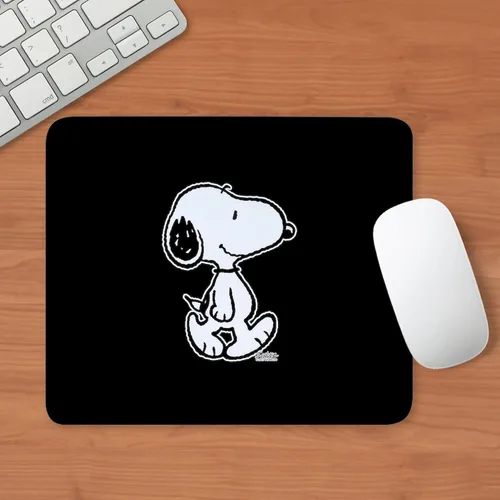 Vista 3 de CafePress Peanuts Snoopy - Alfombrilla de mouse de goma antideslizante