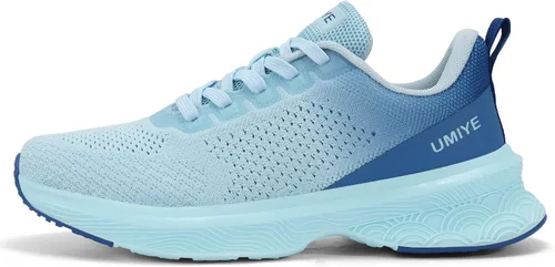 Vista 7 de UMIYE Zapatos deportivos para correr y caminar para mujer, antideslizantes, con soporte de arco