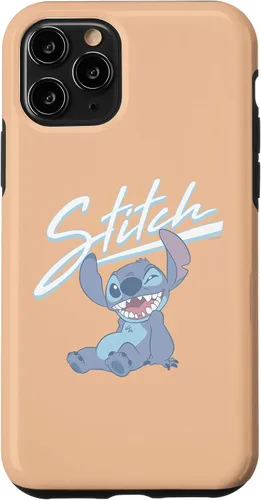 Vista 10 de Funda para iPhone 14 Disney Lilo & Stitch Winking Stitch Retrato
