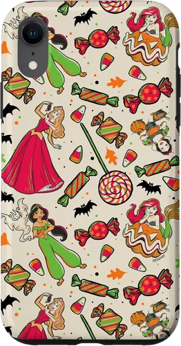 Vista 24 de iPhone 16 Disney Princess Snow White Ariel Jasmine Aurora Funda de Halloween