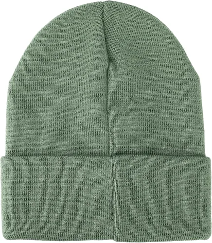 Vista 3 de Bioworld Jurassic Park Ranger bordado logo verde con puños gorro de punto, Negro