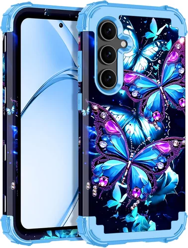 Vista 25 de Rancase Compatible con Galaxy A16 5G Funda, Protección Resistente a los Golpes de Tres Capas de Servicio Pesado Parachoques de Plástico Duro + Funda