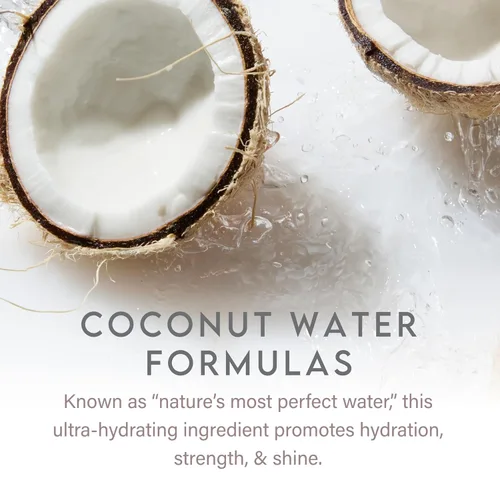Vista 6 de ALURAM Acondicionador sin enjuague de agua de coco para cabello sano e hidratado, 8 onzas líquidas