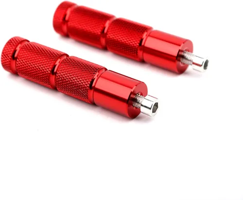 Vista 8 de Minho Negro CNC Reposapiés Plegables para Motocicleta y Bicicleta, Clavijas M8, Apoyapiés Trasero para Mini Bicicleta, Partes para Honda Grom