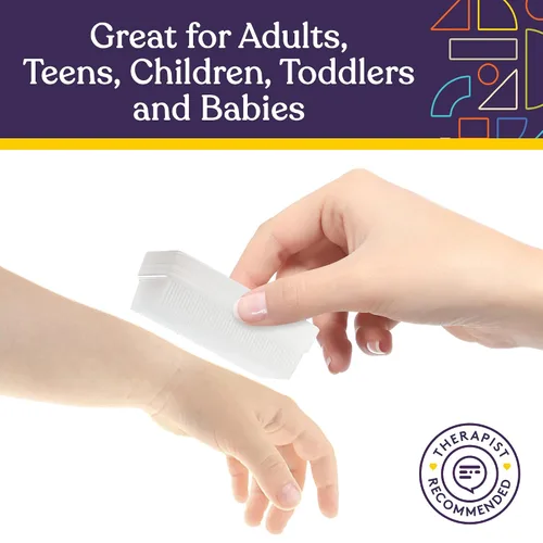 Vista 6 de Special Supplies Cepillo de terapia sensorial para cepillado ocupacional y sensorial, herramientas estimulantes y calmantes para niños y adultos