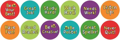 Vista 10 de Hygloss Productos Manzanas Acentos para el aula - Recursos de enseñanza creativa - 7 pulgadas, paquete de 30 (33748)