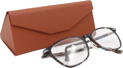 Vista 212 de Real Sic Funda para lentes de sol para hombres y mujeres, soporte magnético plegable para lentes de sol, inspirado en el color sólido