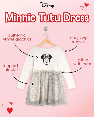 Vista 2 de Disney Vestido Encanto para niñas Vestido Mirabel Encanto para niñas Vestido tutú de princesa para niños pequeños (tamaños 2T-6X)