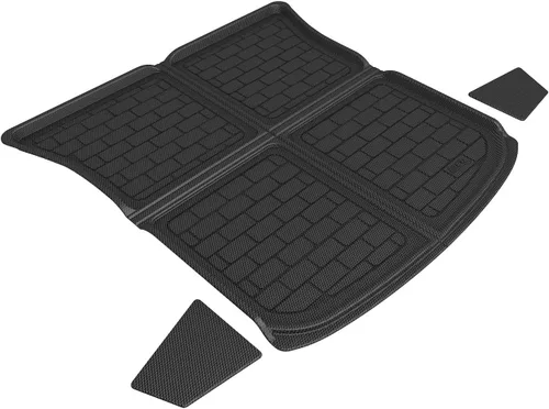 Vista 11 de 3D MAXpider Forro de carga Kagu de ajuste personalizado (negro) compatible con Tesla Model Y 2020-2025 - Forro de carga frontal
