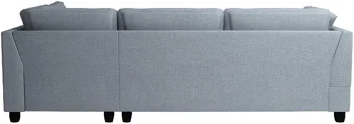 Vista 14 de Poundex Sofás tapizados/seccionales/sillones, gris