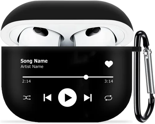 Vista 10 de Funda transparente para AirPods de 2ª generación de 1ª generación, diseño de gatito kawaii para mujeres, hombres y niños, funda de carga de TPU