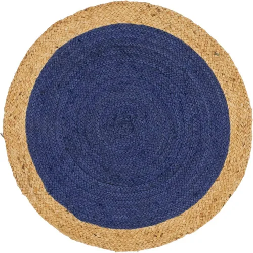 Vista 16 de Unique Loom Colección de yute trenzado de calidad clásica hecha natural tejida a mano con detalles de color sólido, alfombra rectangular de 2 pies 0
