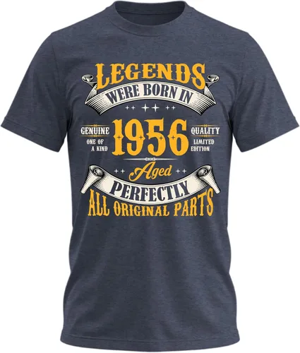 Vista 43 de Camiseta de cumpleaños para hombre, leyendas nacieron en 19XX, camiseta Negro