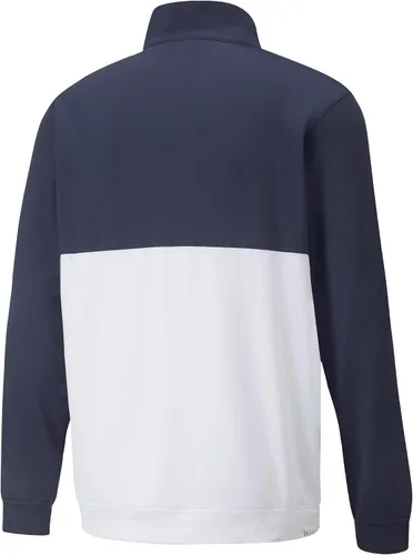 Vista 6 de PUMA GOLF Gamer Colorblock 14 Zip para hombre