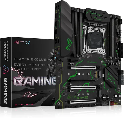 Vista 15 de MACHINIST Placa base ATX LGA 2011-V3, placa base para juegos X99 con tarjeta de auto-comprobación