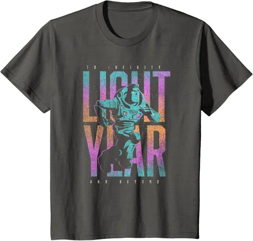 Vista 32 de Disney Pixar Lightyear Buzz Lightyear To Infinity And Beyond Camiseta, Negro