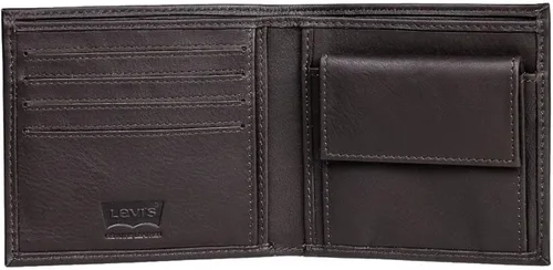 Vista 2 de Levis - Cartera de dos pliegues para hombre color marrón
