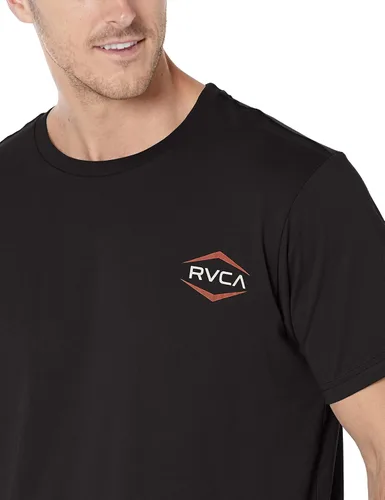 Vista 3 de RVCA Camiseta de manga corta con cuello redondo para hombre