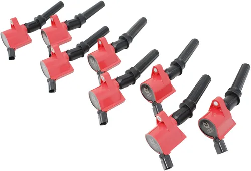 Vista 2 de AIP Electronics Juego de 8 bobinas de encendido Dragon Fire de alto rendimiento en enchufe COP Pencil Pack compatible con Lincoln Ford V8 V10
