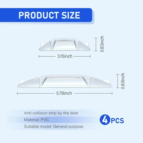 Vista 2 de 4 tiras anticolisión para puerta de automóvil, calcomanías antiimpacto para retrovisor, cubiertas decorativas de protección de puerta, protector