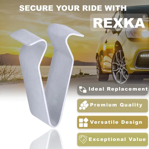 Vista 3 de Rexka 10 piezas de retención de clips para puerta elevadora interior compatible con Audi Volkswagen 1J6-867-276