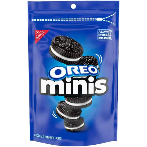 Vista 41 de OREO Galletas de sándwich de chocolate con crema sabor a chips de Java tamaño familiar, 17 onzas