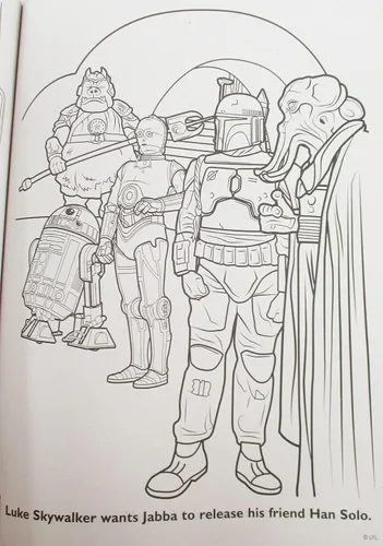 Vista 4 de Star Wars - Libro divertido para colorear y actividades, 80 páginas, la cubierta varía