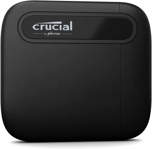 Vista 7 de Crucial X6 SSD portátil de 1 TB – Hasta 800 MB/s, USB 3.2 – Unidad externa de estado sólido para PC, Mac, PS5, Xbox – CT1000X6SSD9