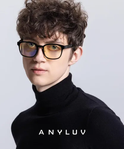 Vista 2 de ANYLUV Blue Light Glasses Men Women Computer Gaming Glasses Anti Eyestrain Lightweight Blue Light Blocking Glasses