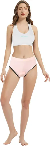 Vista 5 de NOOYME - Ropa interior de ciclismo para mujer, diseño 3D, acolchado
