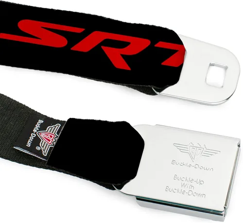 Vista 9 de Buckle-Down Cinturón de seguridad para hombre Viper SRT Hellcat Kids, Dodger Logo cAzul NegroRojo, 1.0" Ancho - 20-36 pulgadas