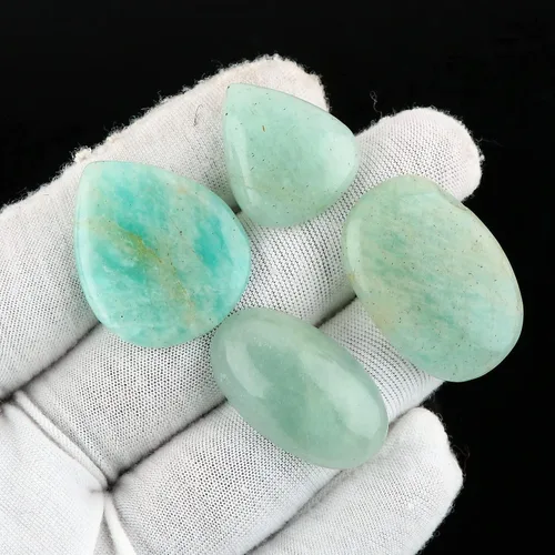 Vista 5 de Natural Gemstone Cabochons Lot 100 Carats Bulk 3-4 Pcs Mixed Gemstones for Jewelry Making, Pendants & Wire Wrapping