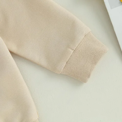 Vista 46 de Conjunto de sudadera con estampado para bebé y niña, sudadera larga para otoño e invierno