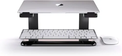 Vista 4 de Ascensor Soporte de sobremesa para laptops, Negro
