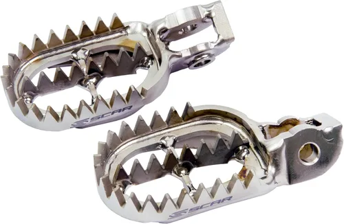 Vista 10 de SCAR - Estribos de Titanio Compatibles con KTM SX SXF XC XCF 16-22 EXC EXCF 17-23 XCW XCFW TPI 85 125 150 250 300 350 450 Husqvarna TC FC TX FX