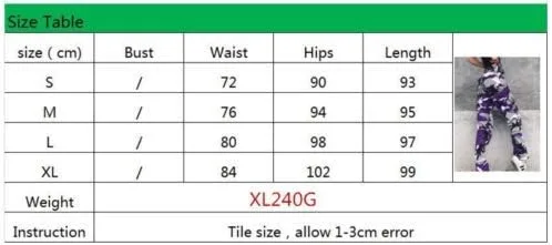 Vista 6 de Nituyy Pantalones cargo de camuflaje para mujer, pantalones de camuflaje de cintura alta ajustados, pantalones casuales con cremallera y bolsillo