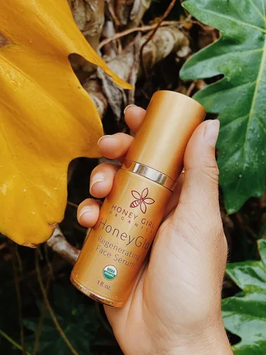Vista 9 de Honey Girl Organics HoneyGlo - Suero facial regenerador, suero facial orgánico certificado por USDA para mujeres, suaviza e hidrata la piel