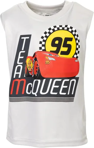 Vista 3 de Disney Lion King Pixar Toy Story - Camiseta sin mangas y pantalones cortos de Mickey Mouse Cars de 3 piezas