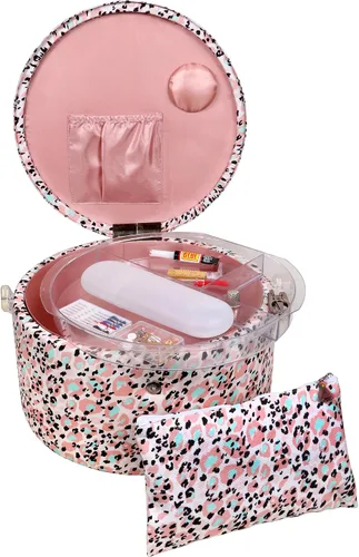 Vista 10 de SINGER Cesta de Costura Grande Redonda Premium con Bolsa de Cremallera a Juego y Kit de Costura de Emergencia 30% Más Volumen de Almacenamiento